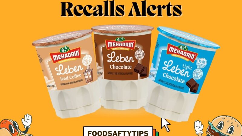 Food Recall Alert Mehadrin Chocolate Leben
